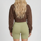 Wholesale long sleeved loose casual solid color hoodie