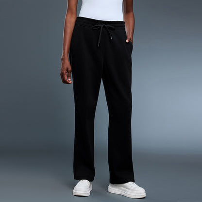 Fleece-Lined Thickened Straight Leg Pants