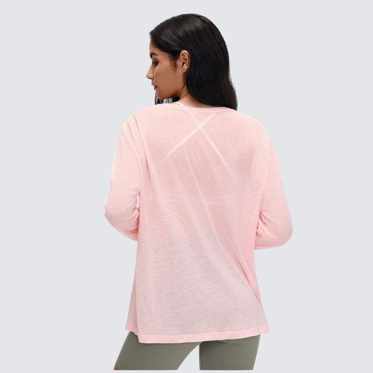 Wholesale long sleeve yoga cover up | Wonderxfans bulk activewear