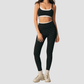 Wholesale Women's Polka Dot Yoga Set – Bra Top & Capri Leggings
