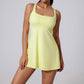 Nude Wide straps Golf And Tennis Dress