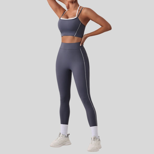 Wholesale Faux two-piece bra + A-line | Wonderxfans bulk activewear