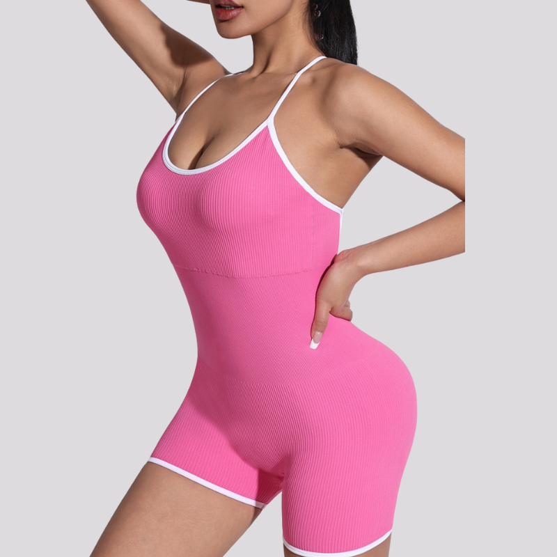 Ladies' cross-back jumpsuit