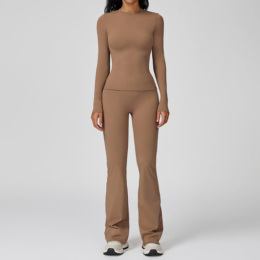 Wholesale round neck long sleeve top | Wonderxfans bulk activewear