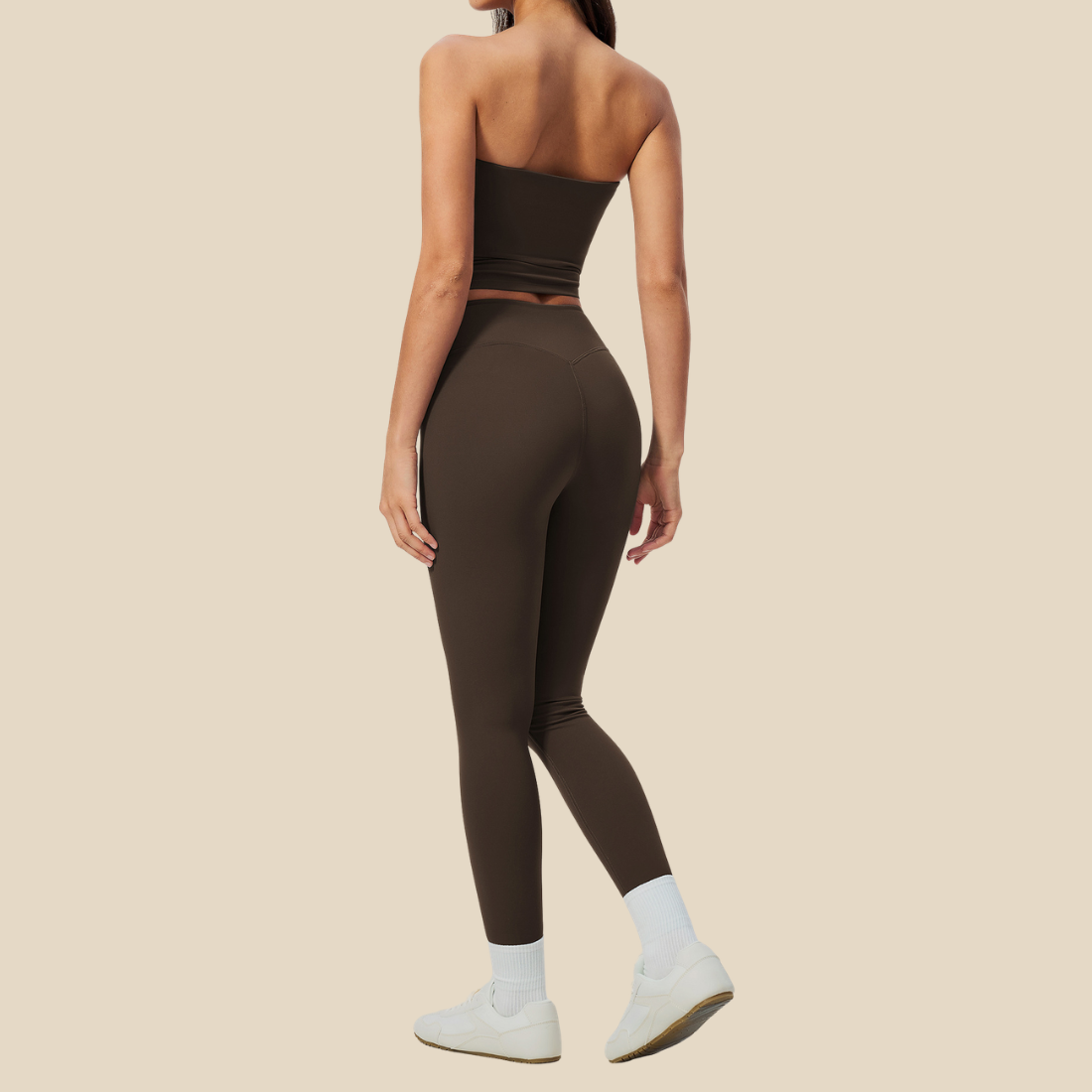 Wholesale Women's Activewear Padded Sports Vest & Fitted Cropped Pants Set