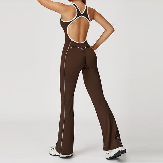 Wholesale Hollow back yoga suit hip-lifting | Wonderxfans bulk activewear