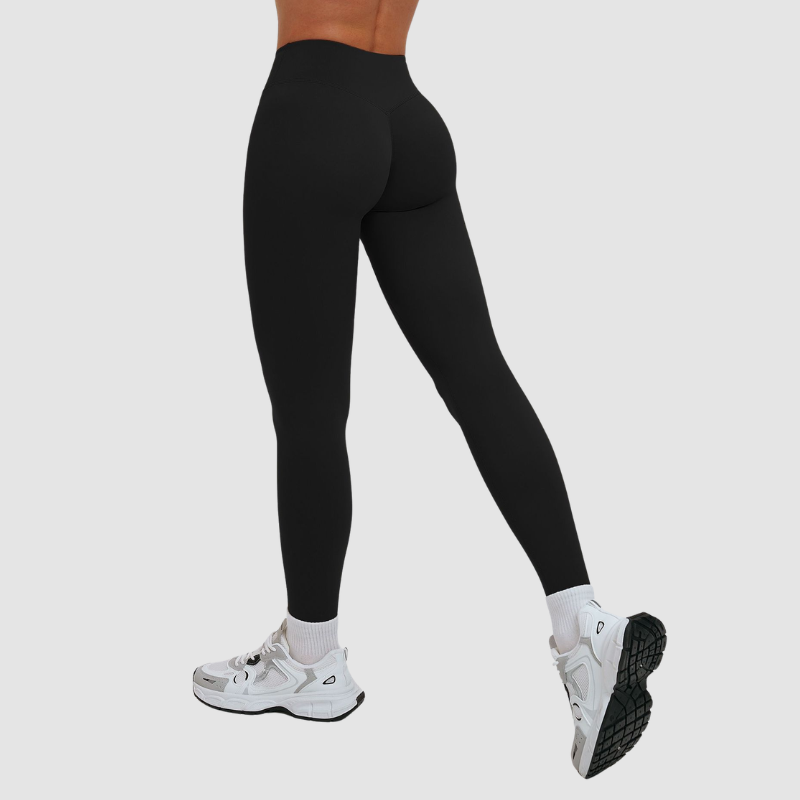 Wholesale High waisted elastic tight fitting hip lifting sports Leggings