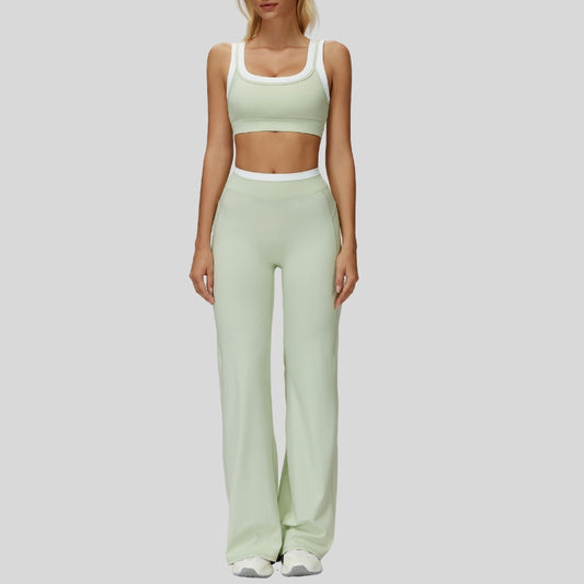 Wholesale Contrast color sports bra + | Wonderxfans bulk activewear