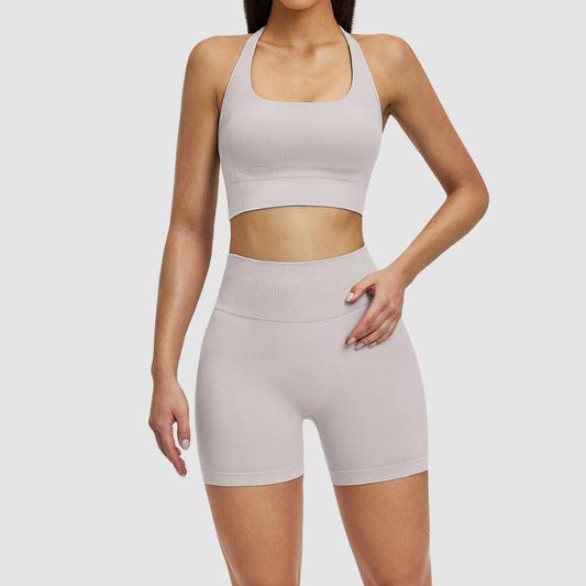Wholesale women's racerback solid color vest+high | Wonderxfans bulk activewear