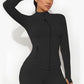Wholesale Slimming nude running fitness zipper | Wonderxfans bulk activewear