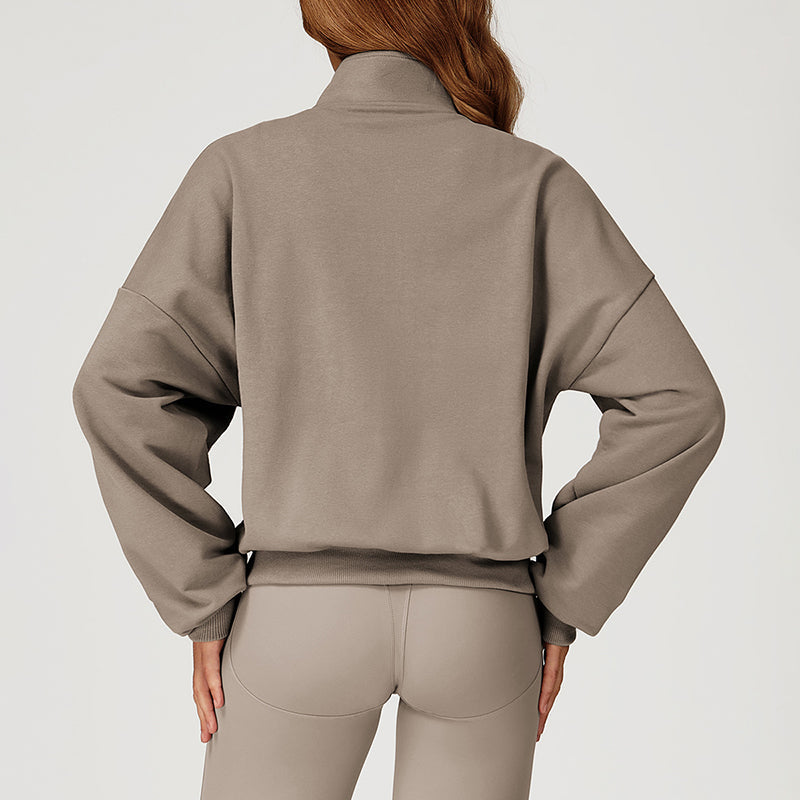 Windproof Thermal SWEATSHIRT–Lightweight Warmth for Outdoor Runs