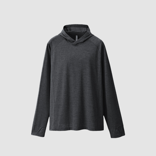 Wholesale Lightweight Hooded Running Sweatshirt – Quick-Dry Polyester