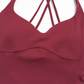 Wholesale yoga tank top with bra pads+high waisted shorts 2-piece set