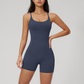 Wholesale cross back and hip lifting jumpsuit