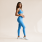 Wholesale Tummy Control High-Waist Sports Bra & Leggings  Yoga Set