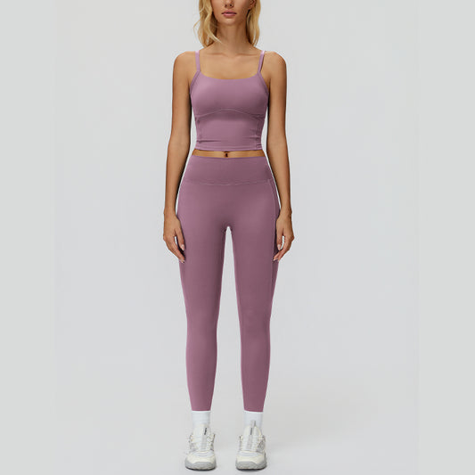 Wholesale Sports vest with U-shaped+High-waisted slim-fit | Wonderxfans bulk activewear