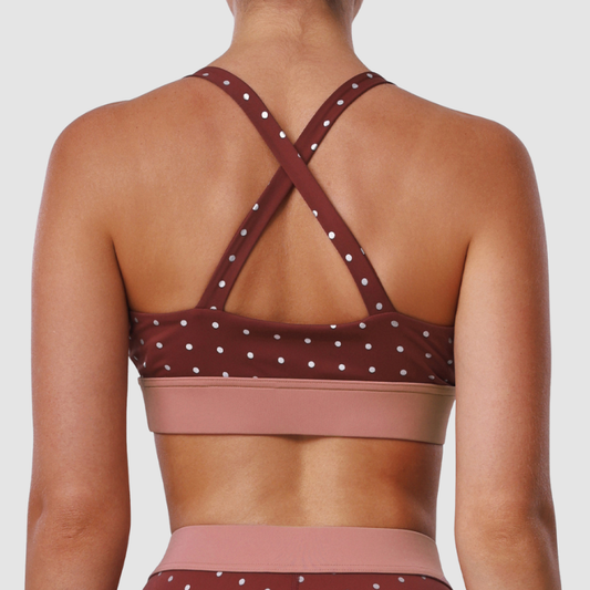 Wholesale cross-back high elasticity sports bra | Wonderxfans bulk activewear