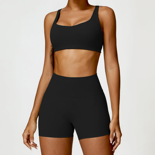 Wholesale Nude Sport bra + high | Wonderxfans bulk activewear