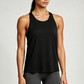 Women's Loose Yoga Tank Top Sexy Backless Athletic Cover-Up Vest