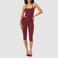 Wholesale Halter-Neck Sports Bra & Capri Leggings Set – Quick-Dry Yoga 2-Piece
