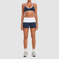 Wholesale Women's Halter Top & Foldover-Waist Yoga Shorts Set