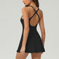 Quick-Drying Spaghetti Straps Sports Dress
