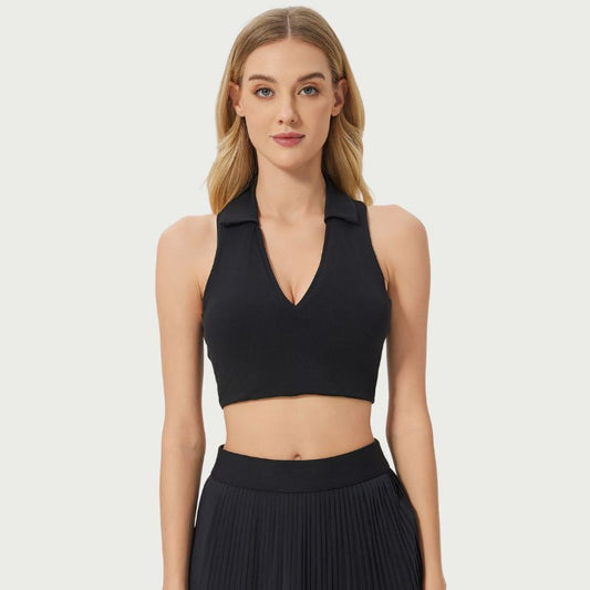 Wholesale POLO backless sports bra with | Wonderxfans bulk activewear