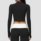 Wholesale Women’s Cropped Stand-Collar Pilates Jacket