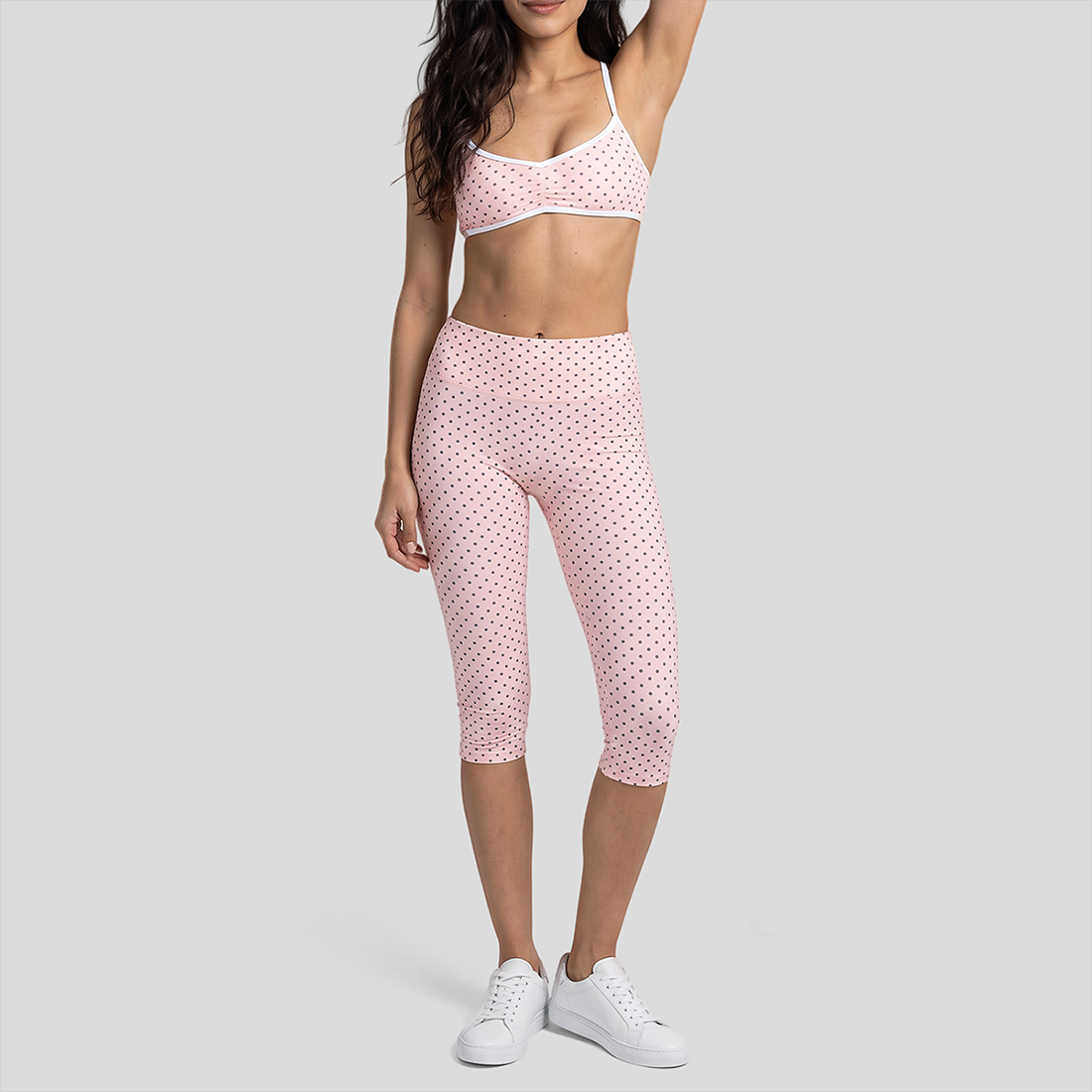 Wholesale Women’s Printed Racerback Tank+Capri Pants Set