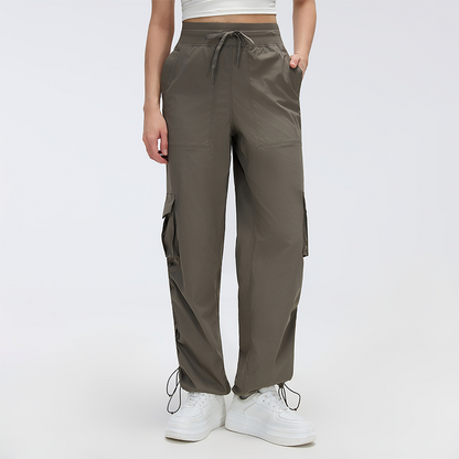 Wholesale Multi-Pocket Wide-Leg Cargo Pants