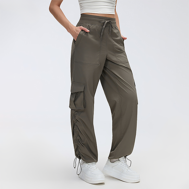 Wholesale Multi-Pocket Wide-Leg Cargo Pants