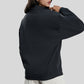 Half-Zip Stand Collar Fleece Sweatshirt