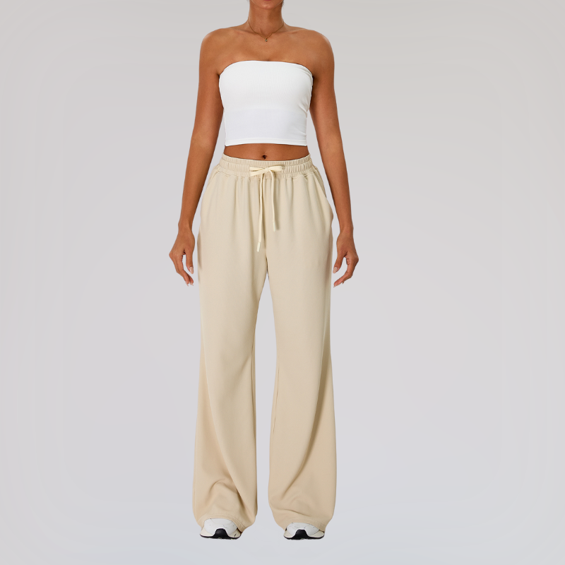 Crop Top & Wide-Leg Sport Set