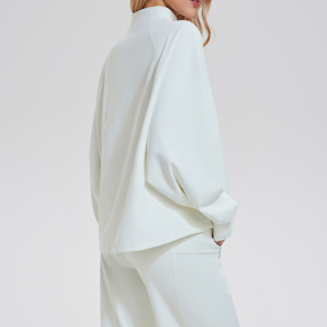 Women's Activewear Loose-Fit Long-Sleeve Yoga Training Outer Layer Jacket