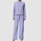 Wholesale Women’s Waffle Knit Active Set – Stand-Collar Long Sleeve & Pants