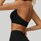 Halter back sports bra