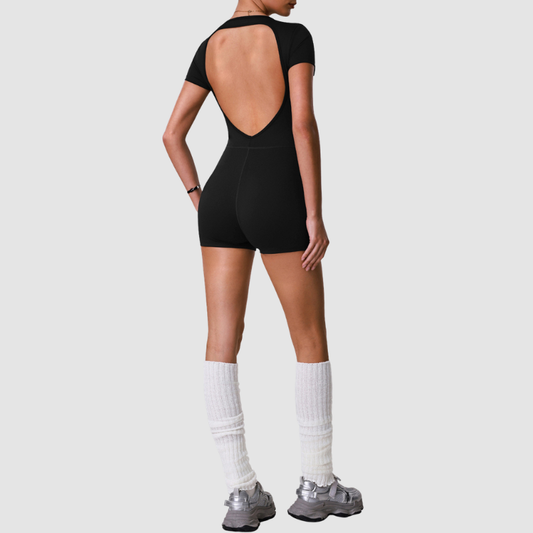 Wholesale Hip-High Halter-Neck Backless with pads Jumpsuits