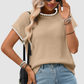 Wholesale Women's Sweaters – Crochet Round-Neck Short Sleeve Pullover