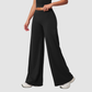 Women's Solid Color Loose Casual Thin Straight Wide-Leg Pants