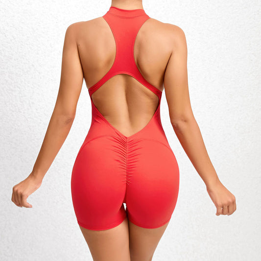 Wholesale Tight-fitting with zipper quick-drying Jumpsuits | Wonderxfans bulk activewear