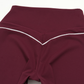 Wholesale Women's Brushed Yoga Set: Cross-Back Bra & Capri Pants – Colorblock Tummy Control