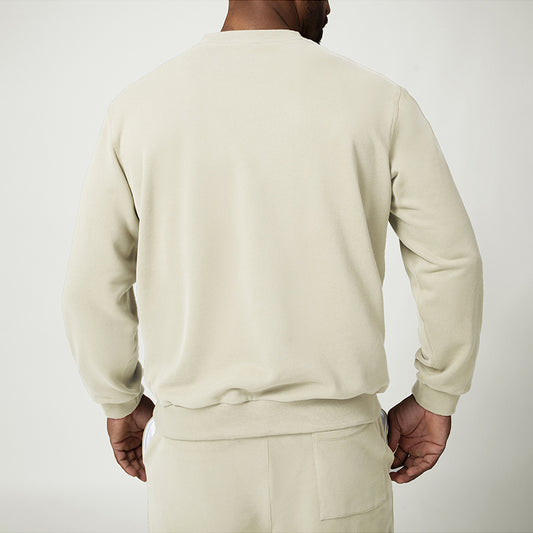 Wholesale Men's Round Neck Long Sleeve | Wonderxfans bulk activewear