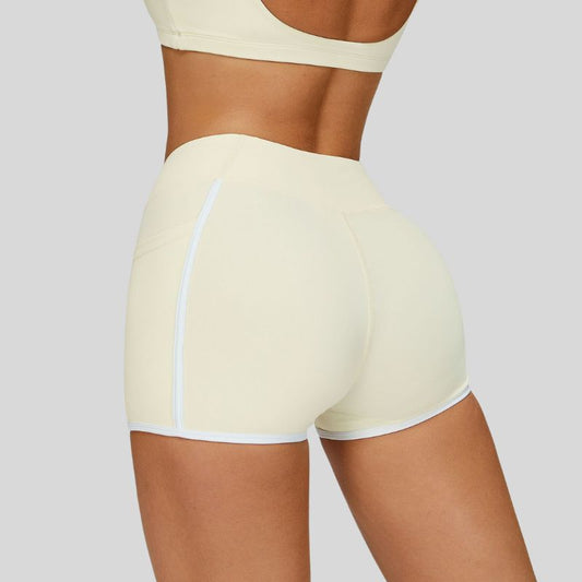 Wholesale Contrasting Yoga Fitness Shorts | Wonderxfans bulk activewear