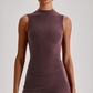 Wholesale Women's Naked Feel Yoga Tank Top – Breathable High-Stretch Sleeveless 4165