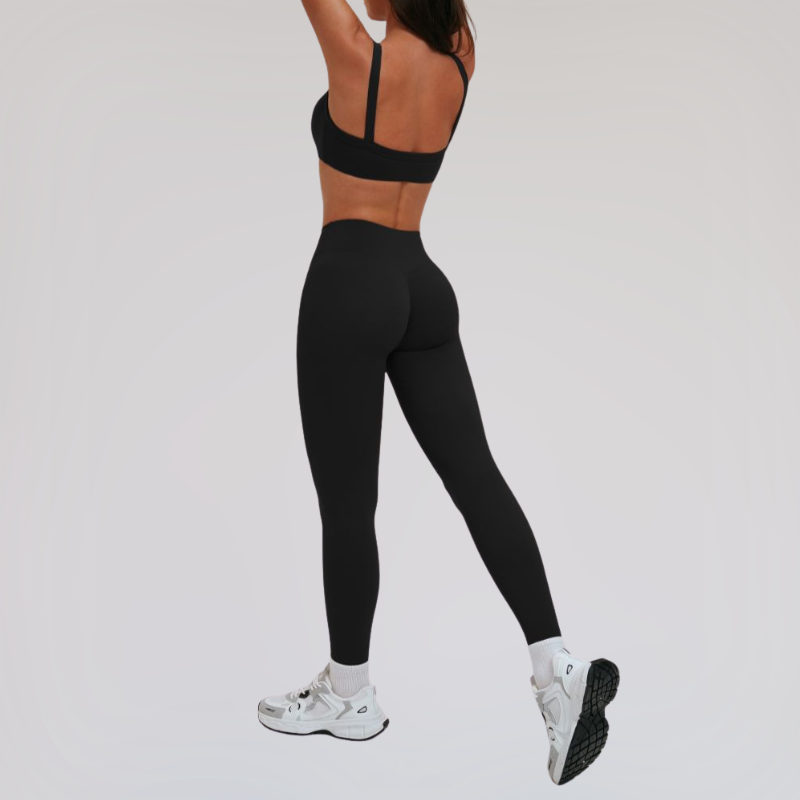 Wholesale spaghetti strap backless bra + leggings