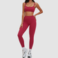 Wholesale spaghetti strap backless bra + leggings + jacket