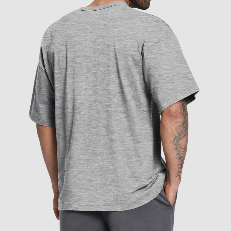 Wholesale Men Organic Cotton Breathable Casual T-shirt