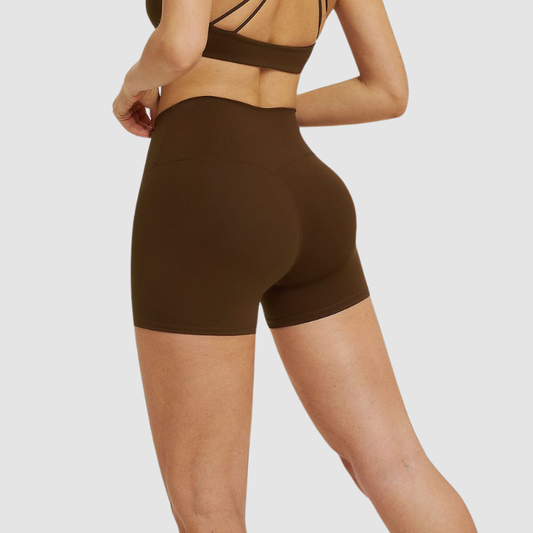Wholesale high-waisted cross-waistband shorts | Wonderxfans bulk activewear