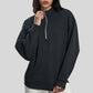 Half-Zip Stand Collar Fleece Sweatshirt