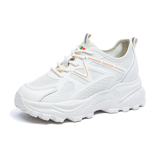 Wholesale Women's breathable  height-increasing casual sneakers | Wonderxfans bulk activewear